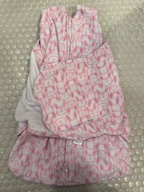 Halo Pink Bunny Fleece Sleep Sack